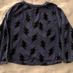 Stem blue lightning shirt